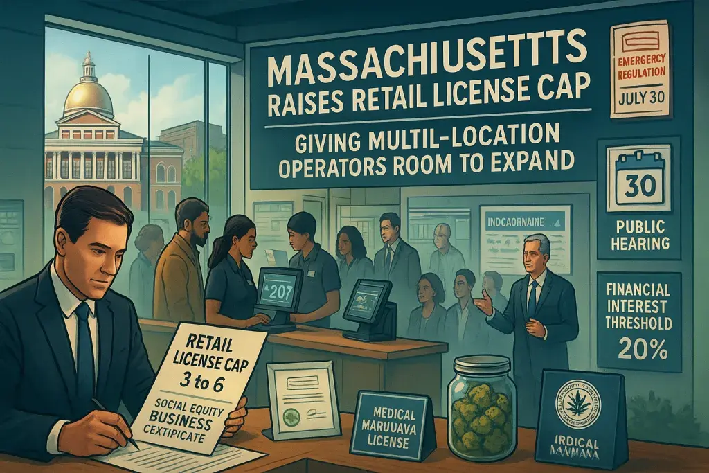 Massachusetts Raises Retail License Cap, Giving Multi-Location Operators Room to Expand