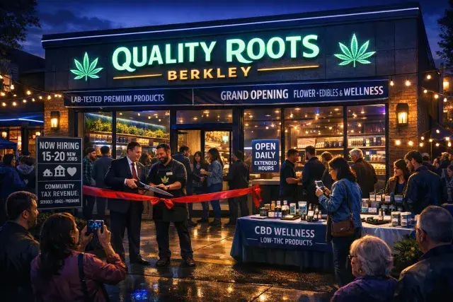 Quality Roots Launches Berkley Retail Site Boosting Local Cannabis Access