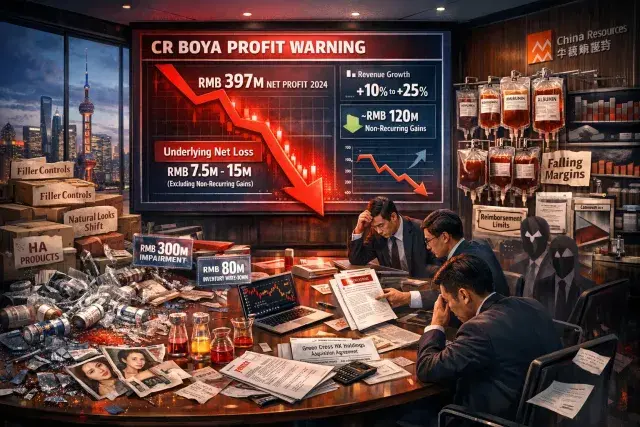 China Resources Boya Bio-pharmaceutical Warns of Steep 2025 Profit Drop