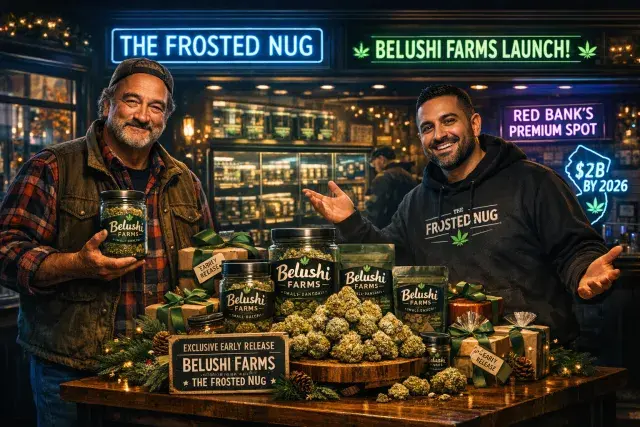 The Frosted Nug Launches Belushi Farms, Pioneering Craft Cannabis in Red Bank