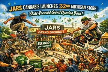 JARS Cannabis Launches 32nd Michigan Store with Skate-Focused Grand Opening Bash
